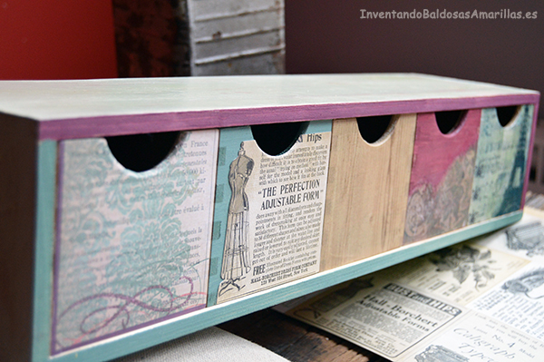 DECORAR PAPEL MUEBLE MADERA