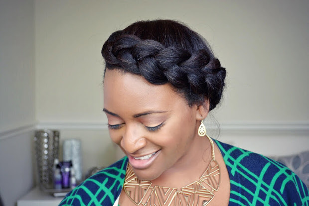 quick & easy crown braid tutorial