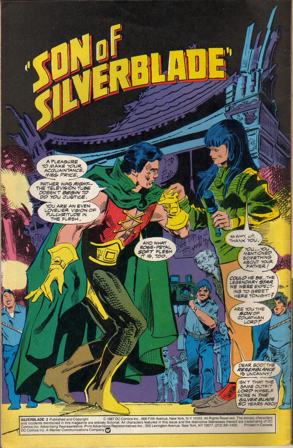 Read online Silverblade comic -  Issue #2 - 5