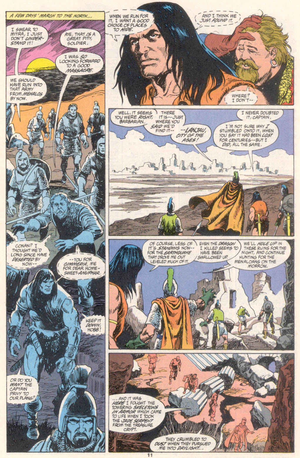 Read online Conan the Barbarian (1970) comic -  Issue #255 - 9