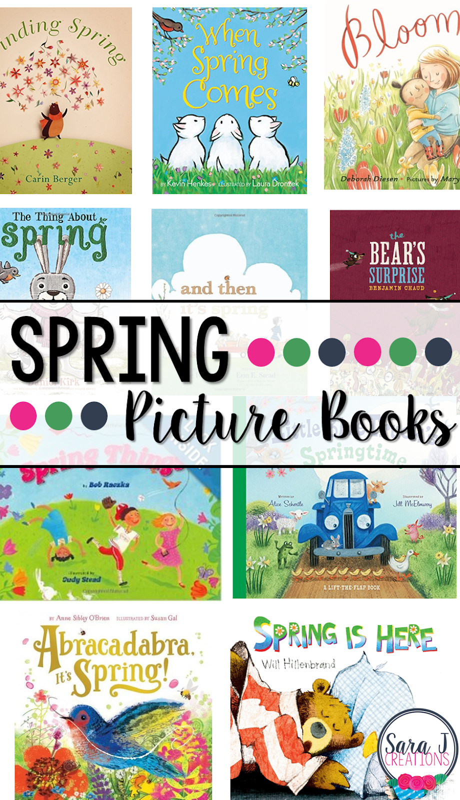 10 picture books for kids all about spring