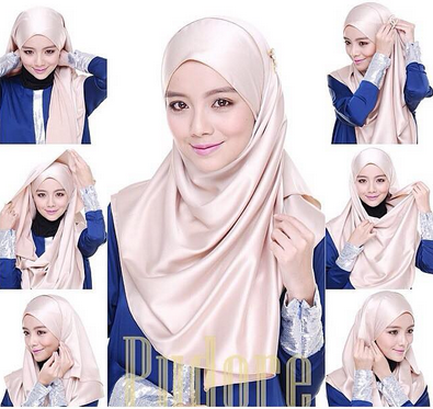 Tutorial Hijab Tutorial Hijab Contoh Cara Memakai Jilbab Pashmina Glitter 2016 Autobloghijab