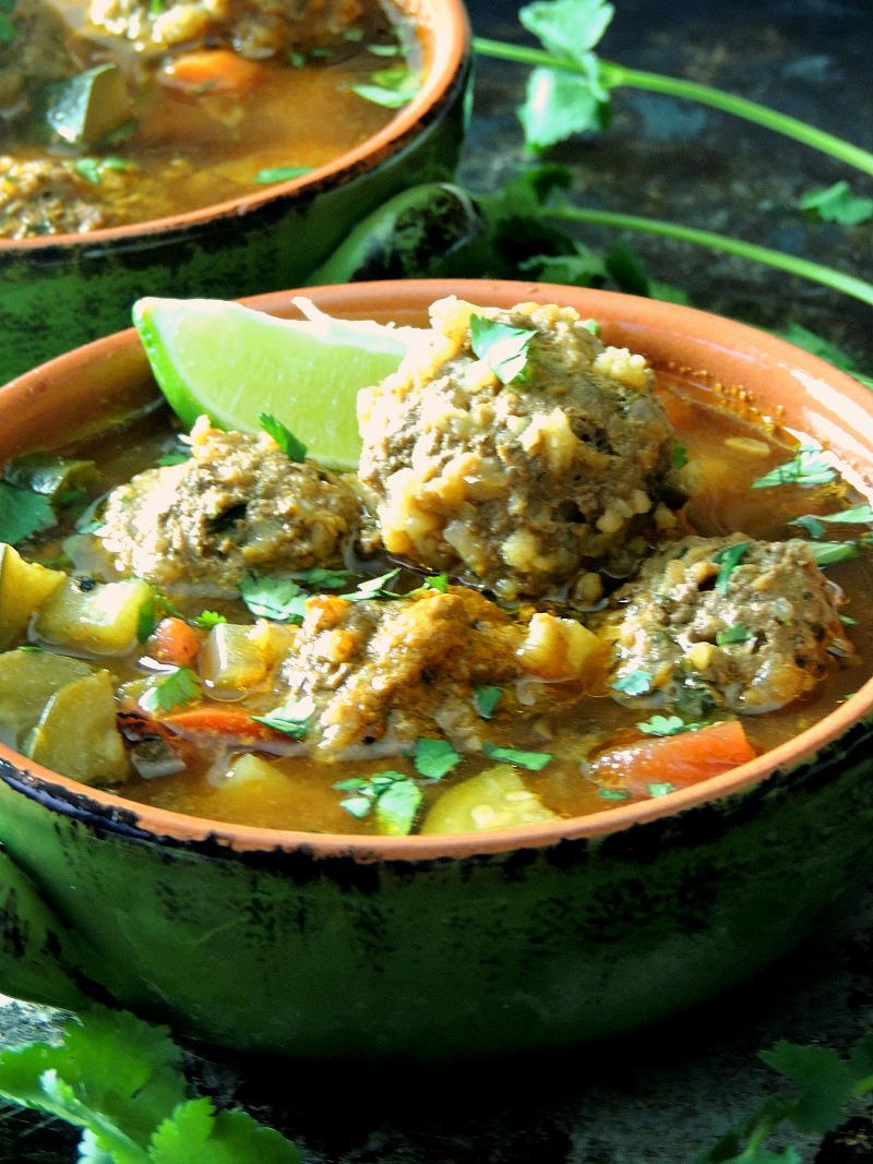 Albondigas (Mexican Meatball) Soup Bobbi's Kozy Kitchen