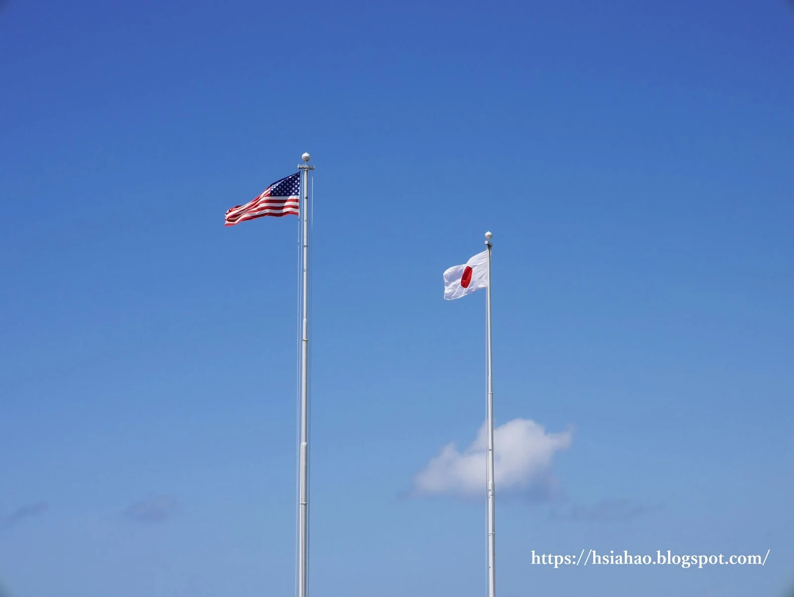 沖繩-美國-日本-國旗-Okinawa-Japan-America-Flag