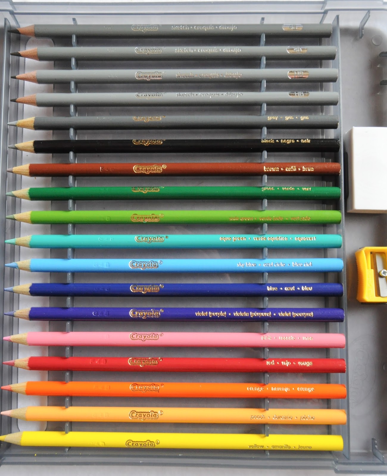 65 Piece Crayola Pencils set with Graphite Pencils What's Inside the