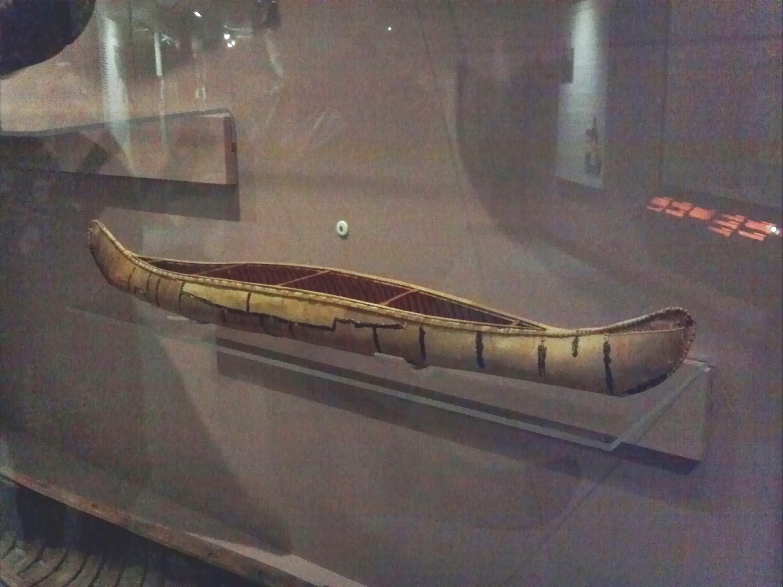Micmac canoe model