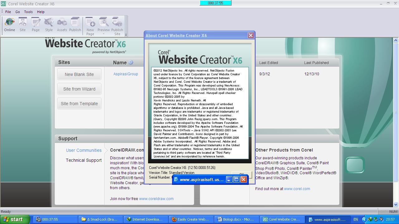Download Website Creator X6 mac