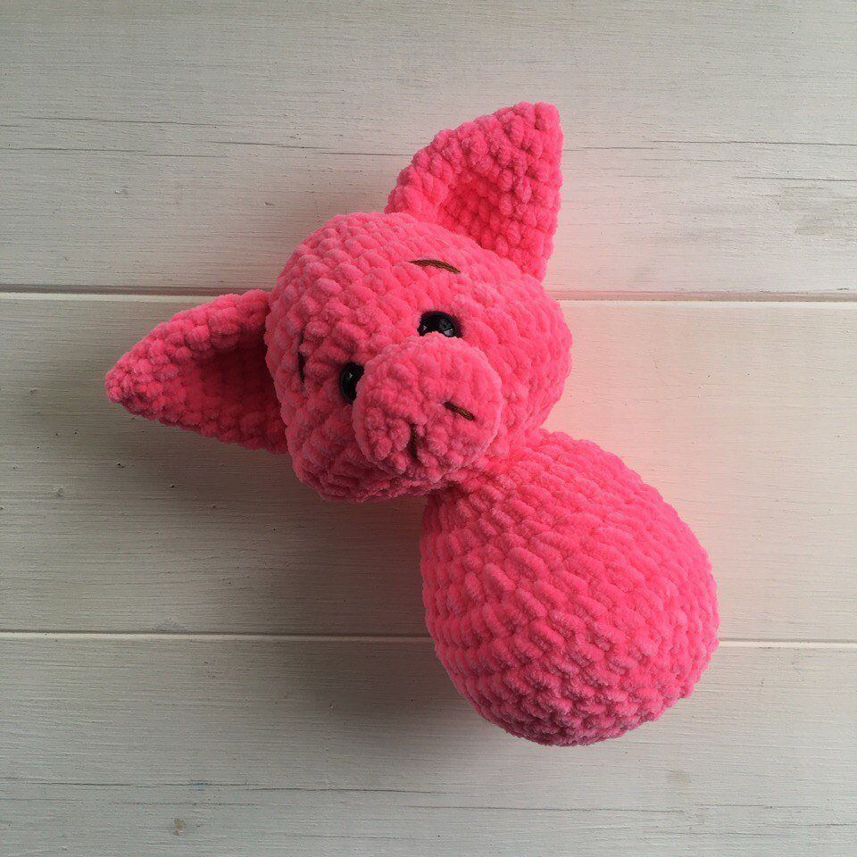 Crochet pig tutorial
