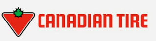 image Canadian Tire Banner  Red inverted triangle topped with green Maple Leaf
