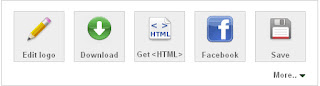click edit logo, click download,click get HTML, click facebook,save