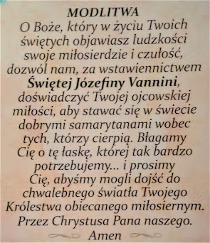 Modlitwa do Św. jÓZEFINNY VANNINY