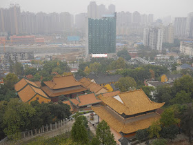 view from the Hongshan Pagoda in Wuhan