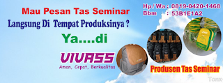 Vivass Bag tempat pesan tas seminar murah dan tas diklat murah