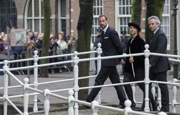 Dutch Royal Familiy attend Memorial service for Prince Johan Friso at the Old Church