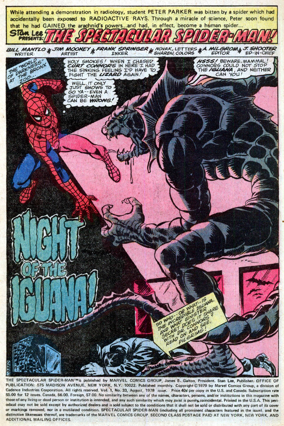 Read online The Spectacular Spider-Man (1976) comic -  Issue #33 - 2
