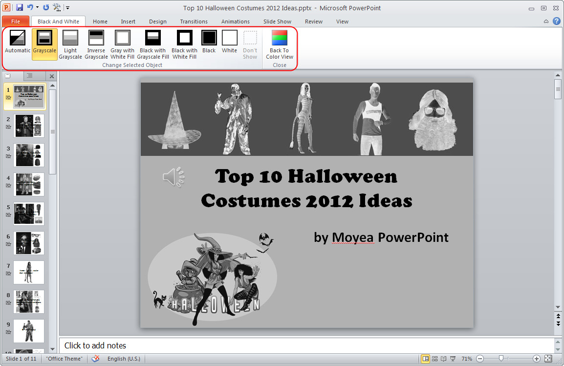 How to Make Colored PowerPoint in Black and White? Everything about