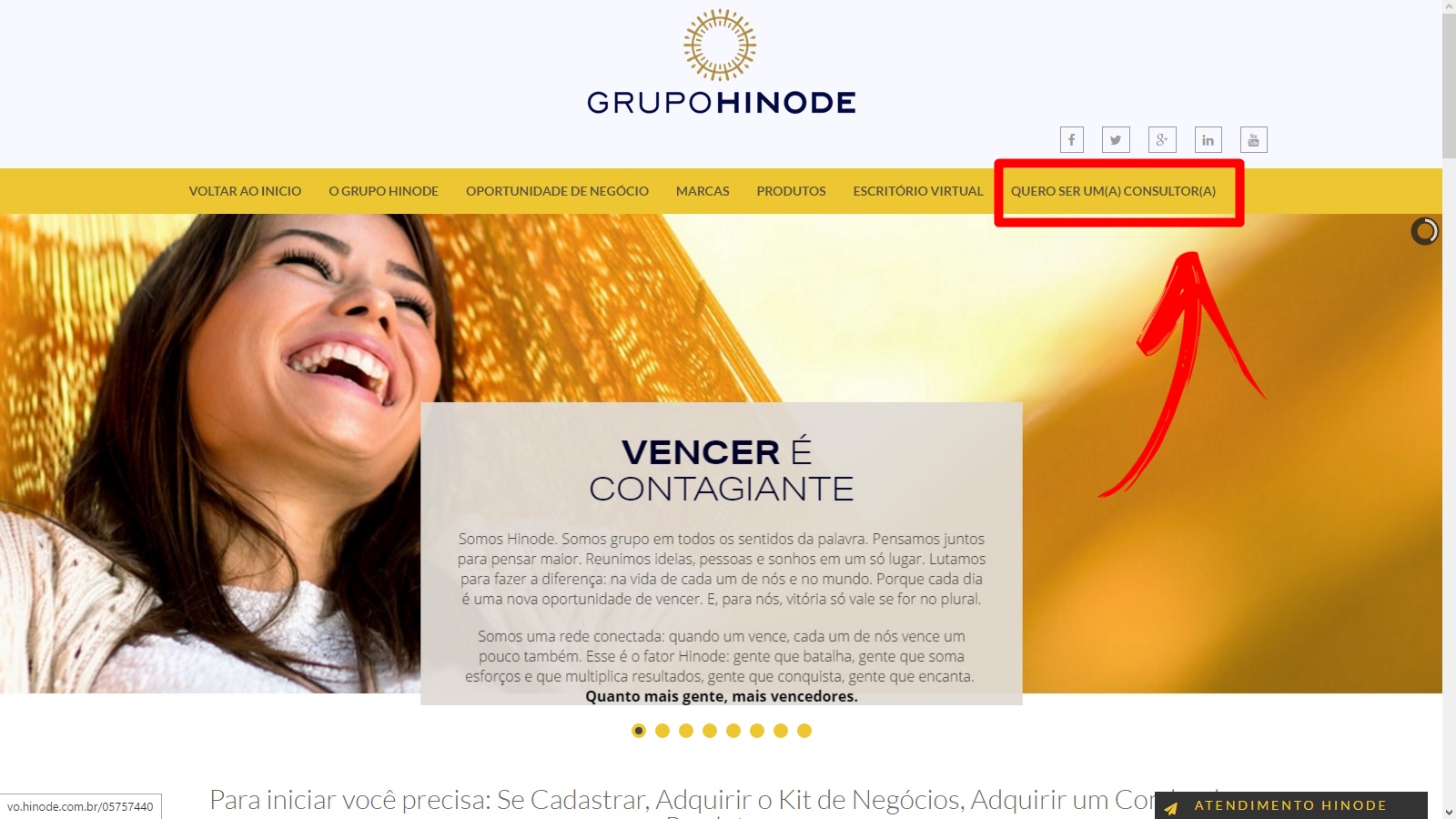 Realizar Cadastro na Hinode passo a passo ~ Grupo Hinode