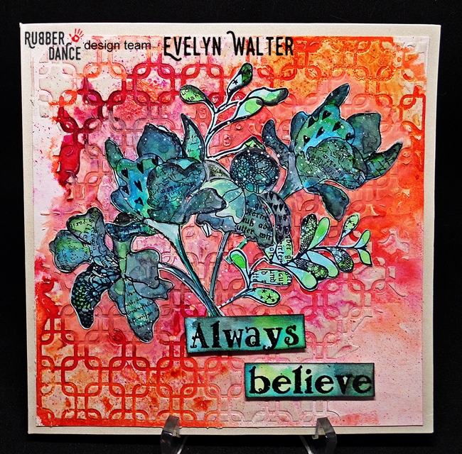 Rubber Dance Blog Art Journal Page With Doodle Flowers By Evelyn