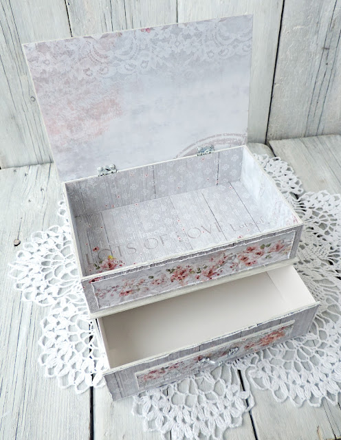 ВаСиЛеК: Шкатулка с выдвижним ящичком и МК