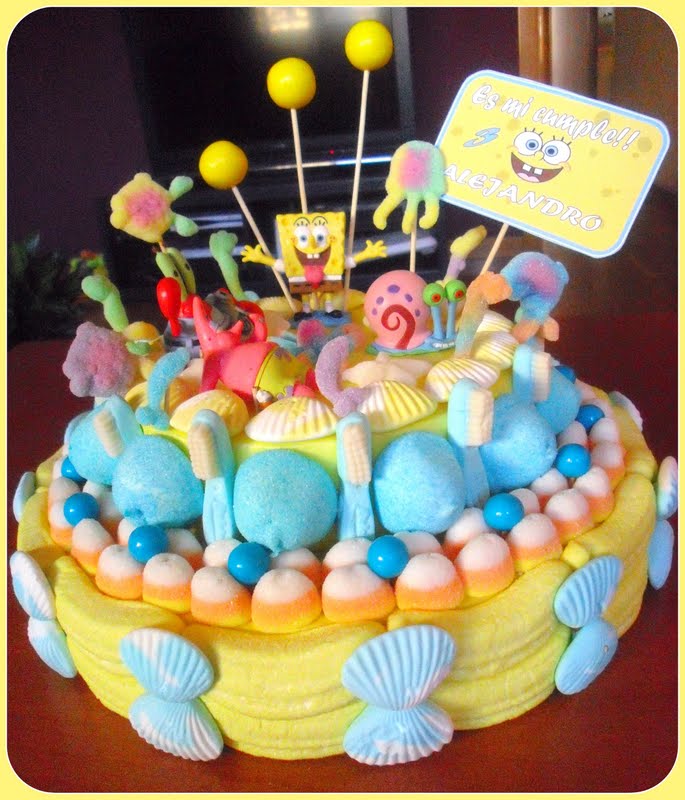 ELS BUNYOLS DE LA IAIA DULCE TARTA BOB ESPONJA
