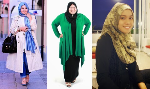 7 Gambar Model Baju Hijab Modis Trendy Untuk Orang Gemuk 