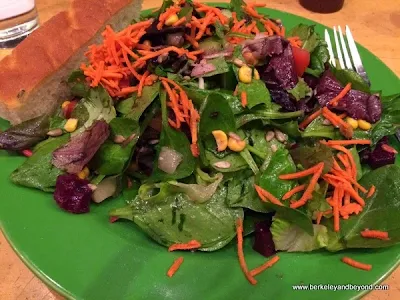 salad plate at Pluto's in Palo Alto, California