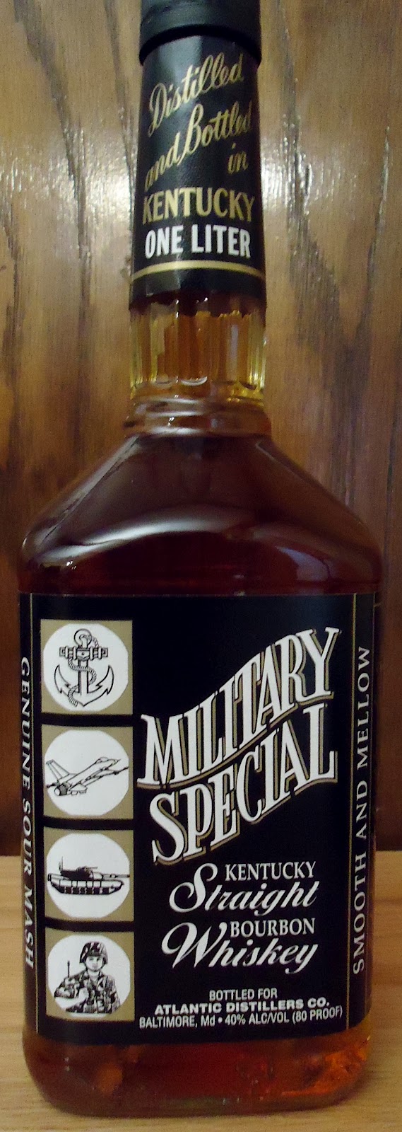 Cheap Bourbon Whiskey & Pearlsnap Shirts Military Special Kentucky Straight Bourbon Whiskey