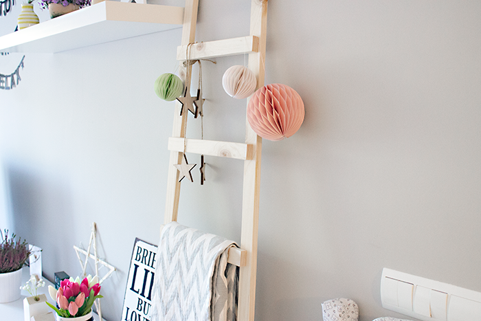 Escalera decoración estilo nórdico