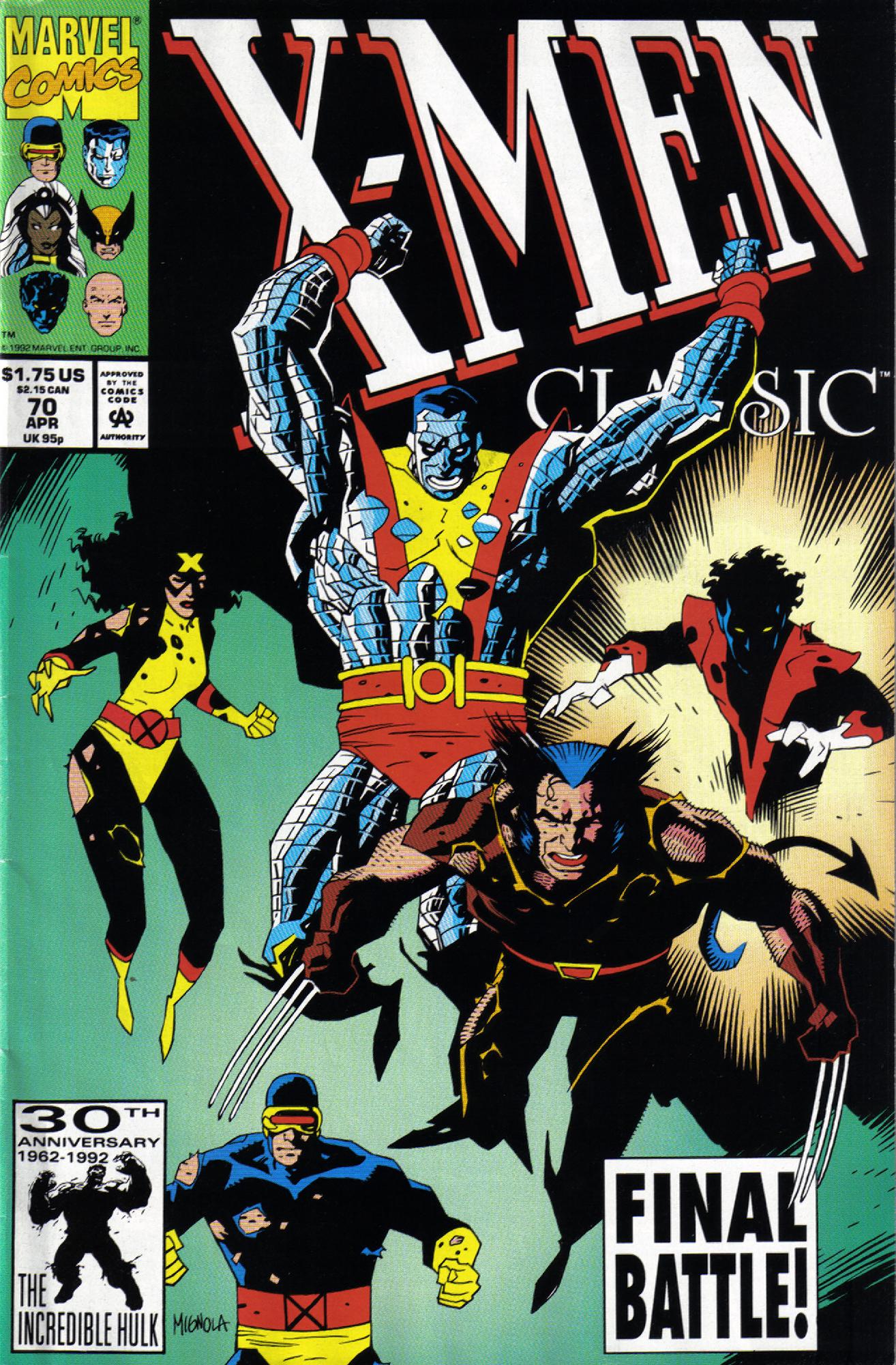 Read online X-Men Classic comic -  Issue #70 - 1