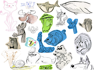 CANN'S CARTOONS!: Animal Sketches & Doodles