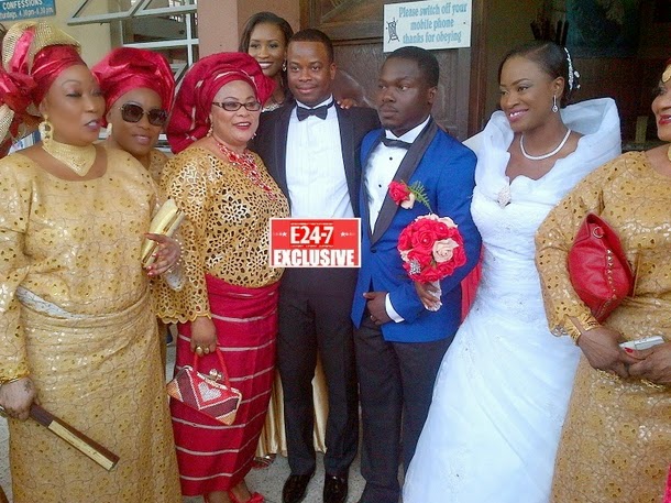 sola sobowale son wedding pictures
