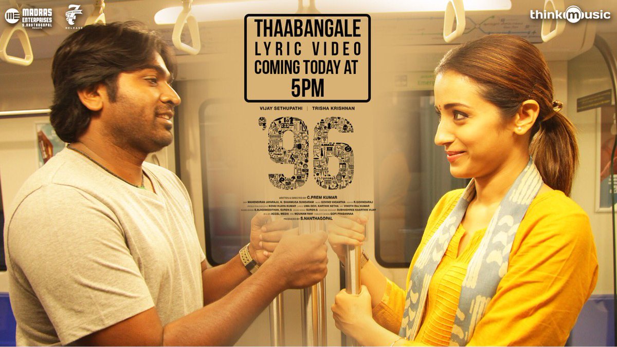 96 Film Latest Posters Latest Movie Updates, Movie Promotions