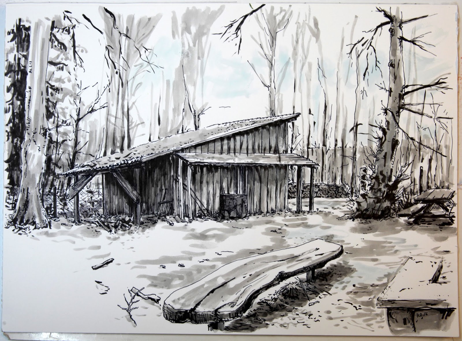 Between Two Horizons