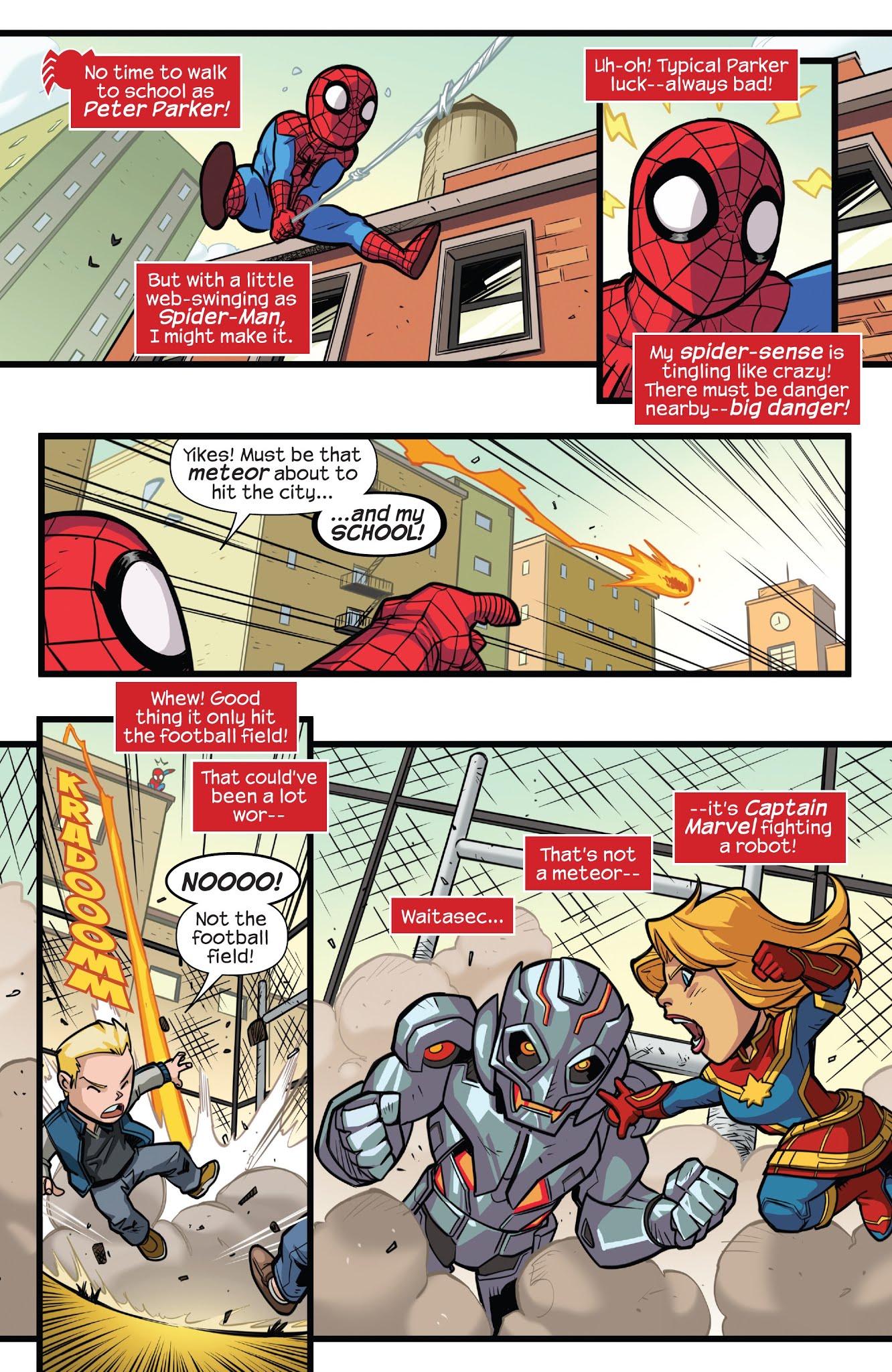 Read online Marvel Super Hero Adventures: Captain Marvel - First Day of School! comic -  Issue # Full - 5