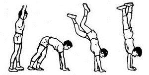 gerakan senam Handstand
