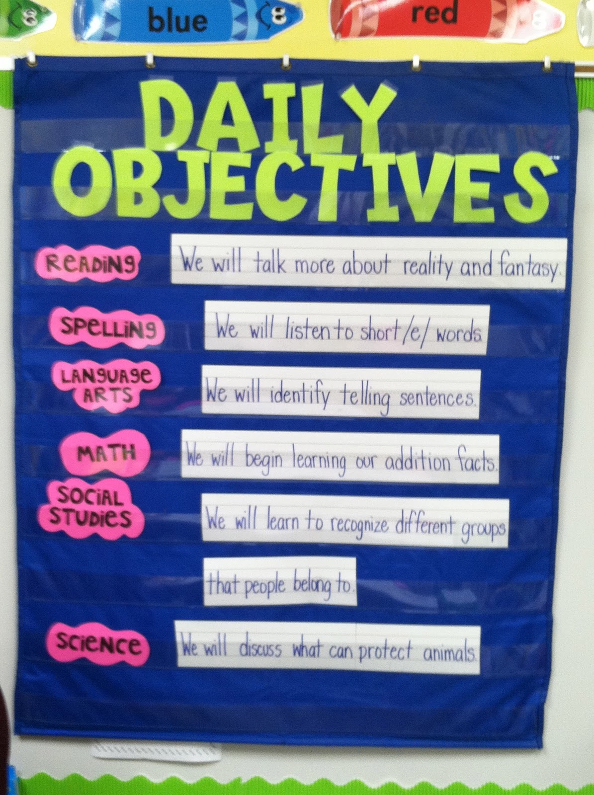 Life in First Grade: Math Fun, Anchor Chart, Objectives, and Centers