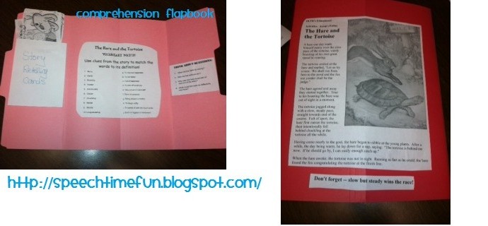 Comprehension Flapbook! - Speech Time Fun: Speech and Language Activities