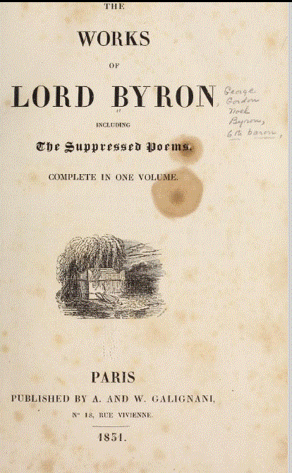 Download Lord Byron Poetry Book Images