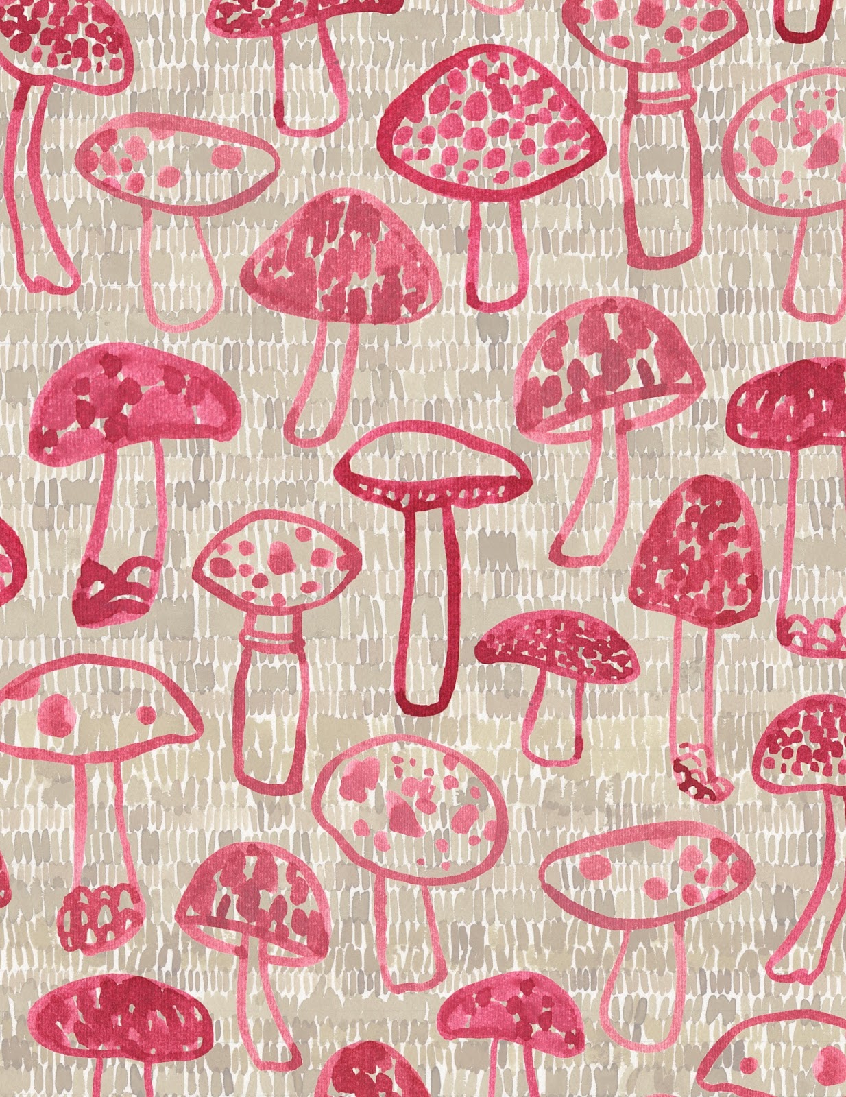 Natalie's Sketchbook: Mushroom Spotting