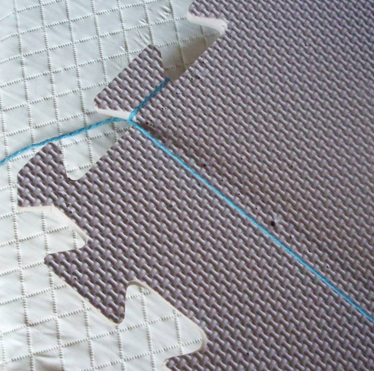 Knitting Work in Progress Want Straight Edges? Try this Blocking Trick