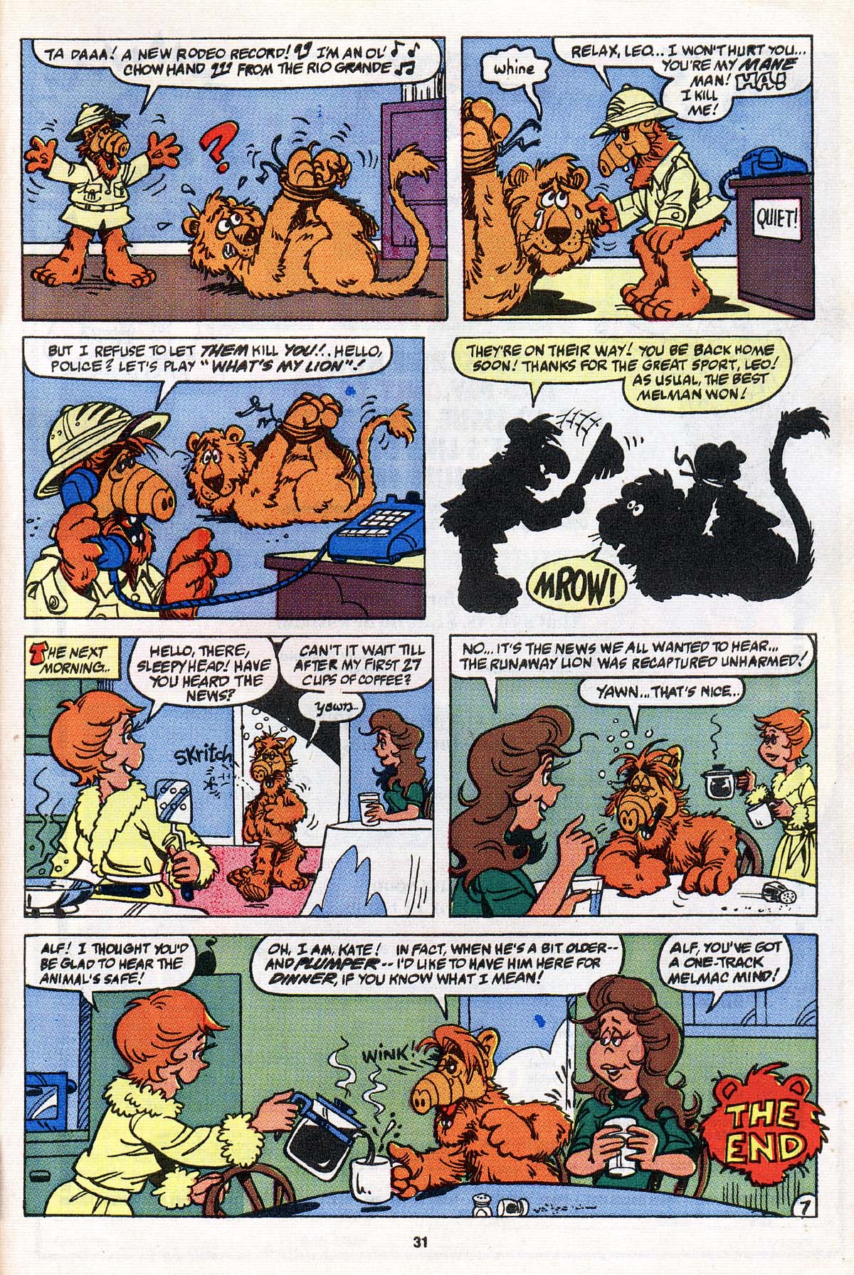 Read online ALF comic -  Issue #31 - 25