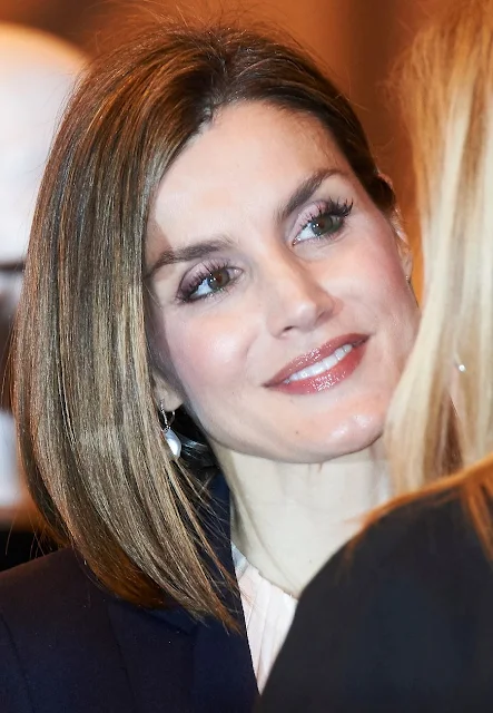 Queen Letizia of Spain attended the Opening of Internacional Tourism Fair (FITUR) at Feria de Madrid 