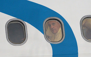 Pope in plane