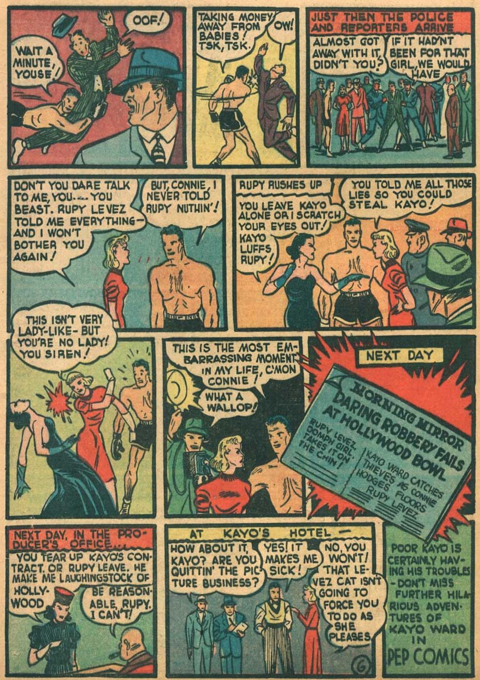 Read online Pep Comics comic -  Issue #9 - 61