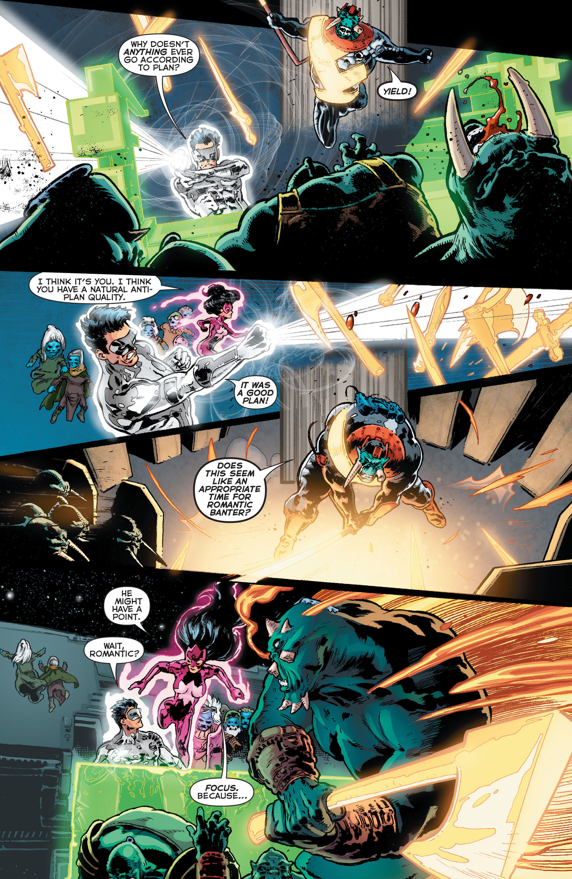 Read online Green Lantern: New Guardians comic -  Issue #27 - 12