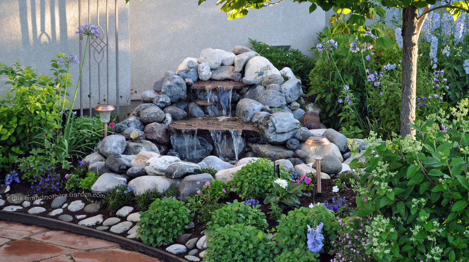 Homemade Diy Waterfall Spillway Building a Fountain Vianti Falls