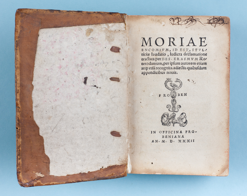 Studiebol: Lof der Zotheid, Desiderius Erasmus, circa 1511.