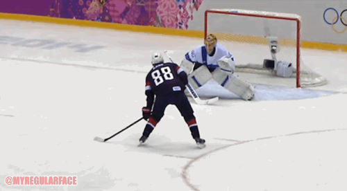 Goon's World: USA Hockey: Patrick Kane misses twice on the Penalty Shot ...