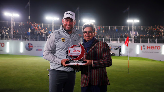 British Golfer, Lee Westwood wins the exciting night golf contest ‘Hero Challenge’ at the British Masters 2017 British Golfer, Lee Westwood wins the exciting night golf contest ‘Hero Challenge’ at the British Masters 2017