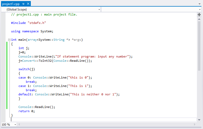 Make it easy!: Learn C++ Basic: Switch statement